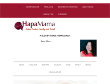 Tablet Screenshot of hapamama.com